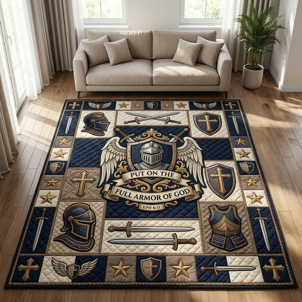 Put On The Full Armor Of God Area Rug GFTOLAN988