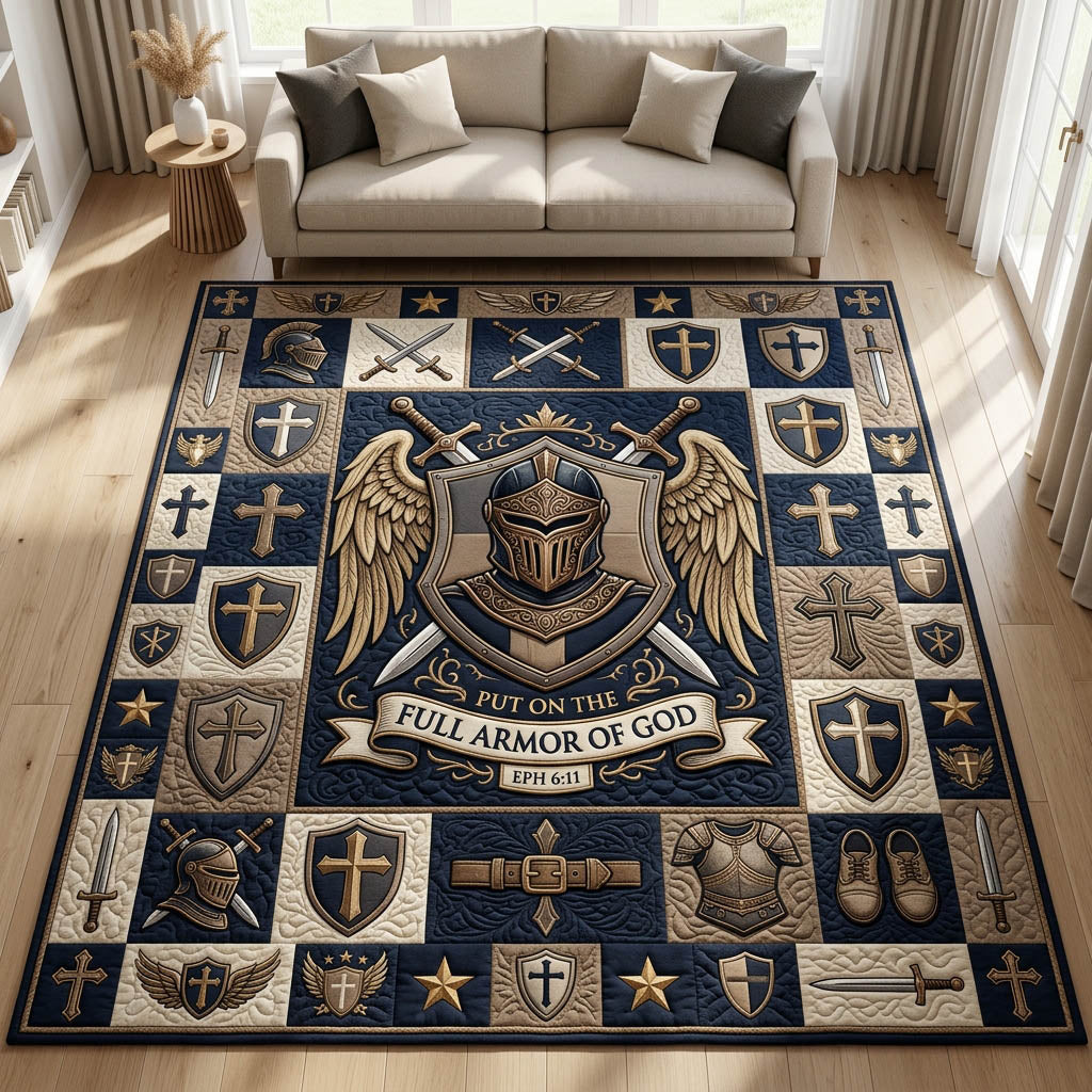 Put On The Full Armor Of God Area Rug GFTOLAN989