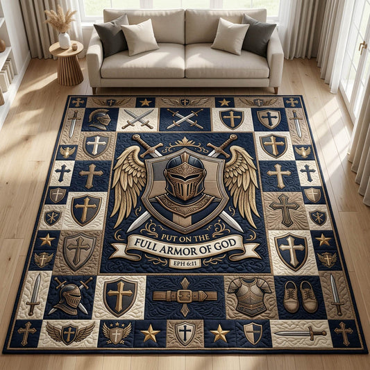Put On The Full Armor Of God Area Rug GFTOLAN989