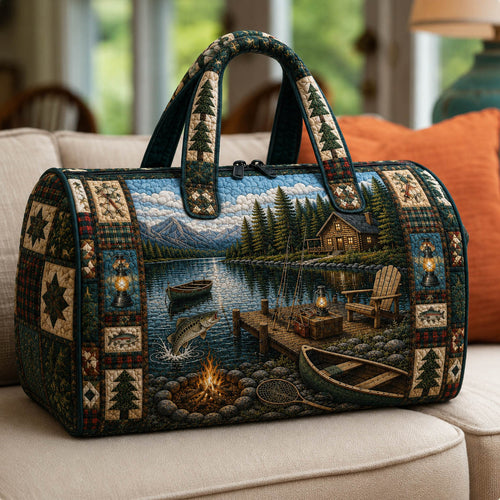 Lakeside Cabin Quilted Duffle Bag GFTOLAN997