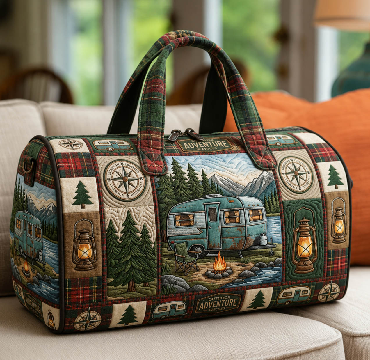 Lakeside Camp Quilted Duffle Bag GFTOLAN998