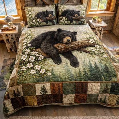 Rustic Wilderness 3-Piece Quilted Bedding Set GFTOMA10021