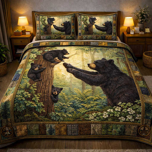 Cabin Wilderness 3-Piece Quilted Bedding Set GFTOMA10022