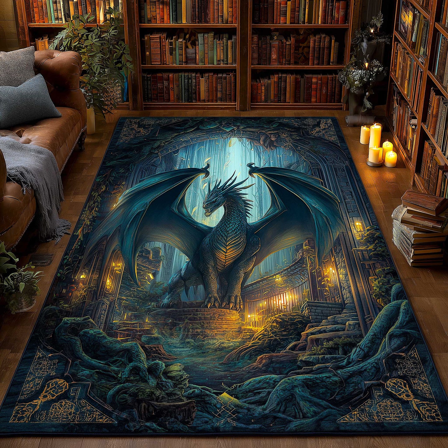 Elder Dragon Area Rug GFTOMA10033
