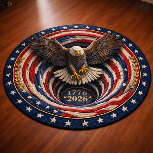 Freedom Eagle Quilted Round Mat GFTOMA10060