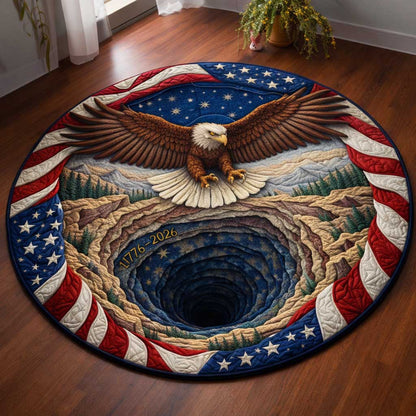 Majestic Eagle Quilted Round Mat GFTOMA10062