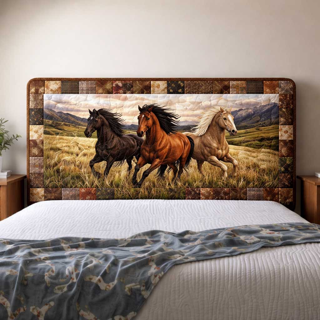Rustic Ranch Quilted Headboard Slipcover GFTOMA10097