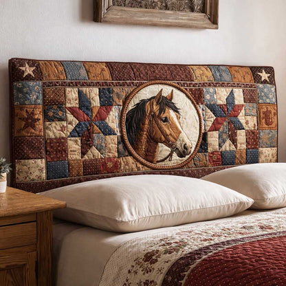 Ranch Horse Quilted Headboard Slipcover GFTOMA10100