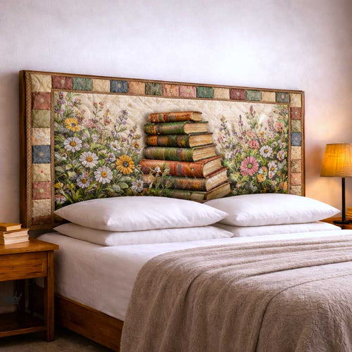 Petal Pages Quilted Headboard Slipcover GFTOMA10103