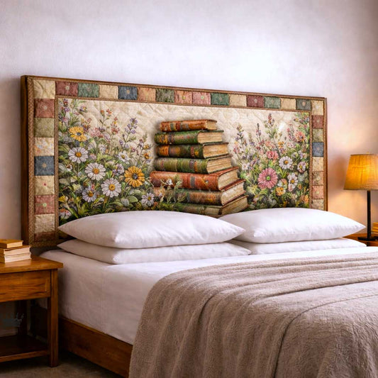 Petal Pages Quilted Headboard Slipcover GFTOMA10103