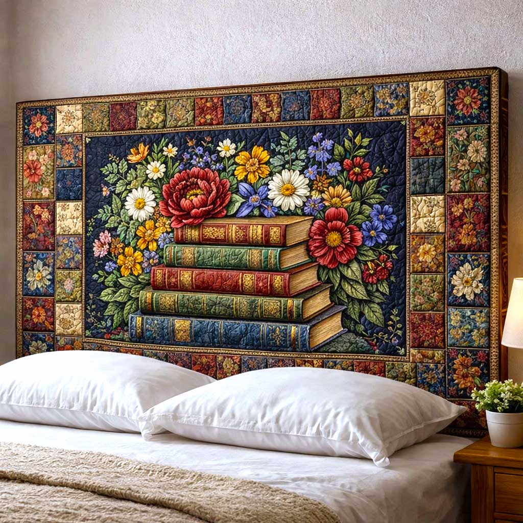 Meadow Books Quilted Headboard Slipcover GFTOMA10105