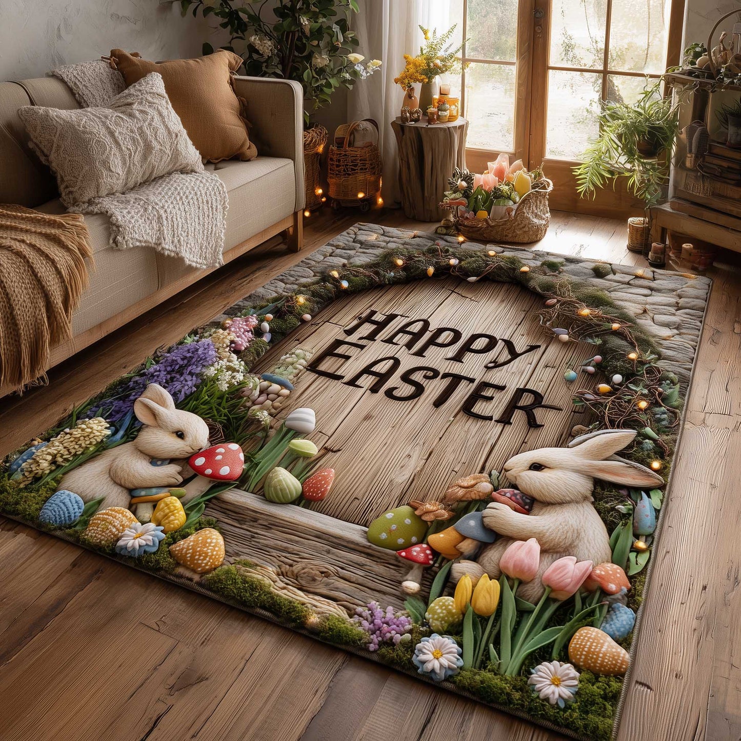 Bloom Easter Area Rug GFTOMA10161