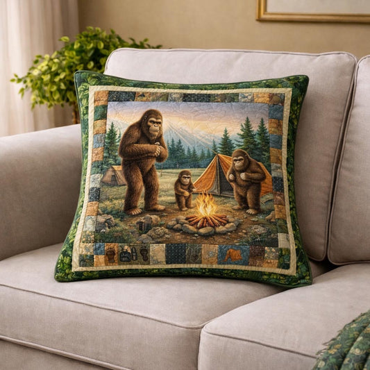 Squatch Camp Quilted Pillow Case GFTOMA10176