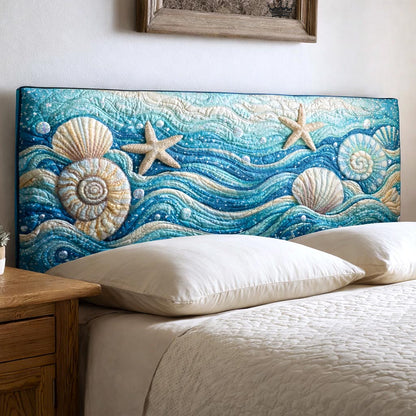 Sea Shells Quilted Headboard Slipcover GFTOMA10204