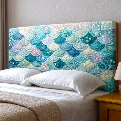 Ocean Pearls Quilted Headboard Slipcover GFTOMA10209