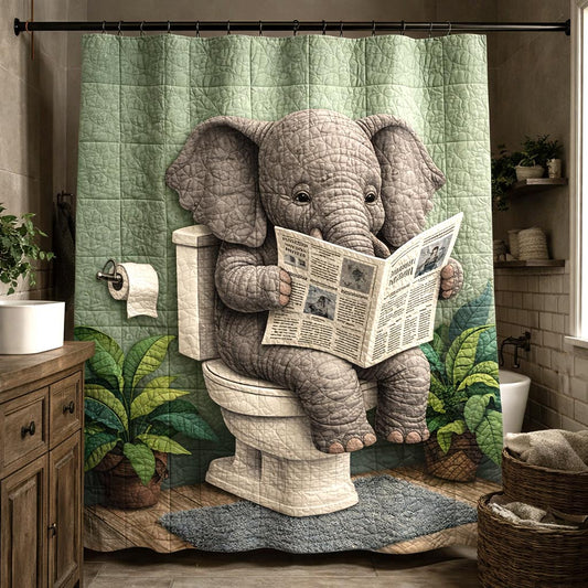 Gentle Elephant Shower Curtain GFTOMA10243