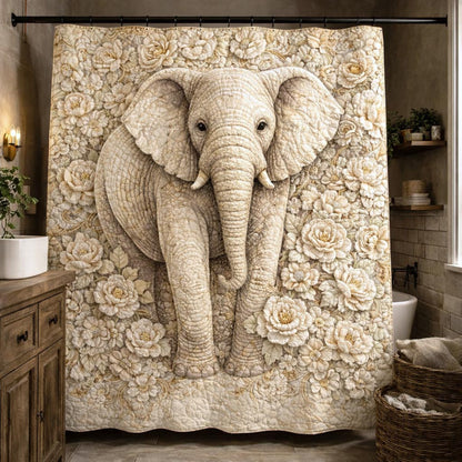 Charming Elephant Shower Curtain GFTOMA10244