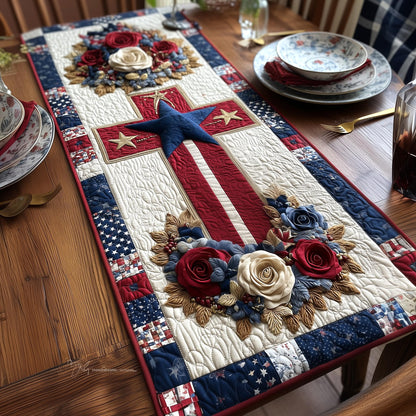 Heritage Patch Quilted Table Runner GFTOMA10250