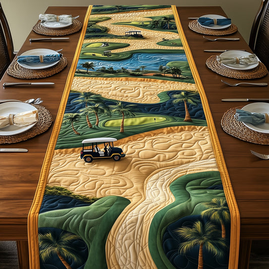 Golf Course Dream Quilted Table Runner GFTOMA1025