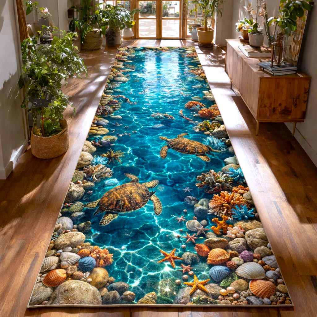 Ocean Pearls Runner Rug GFTOMA10281