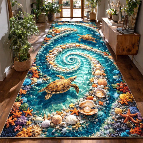 Sea Turtle Runner Rug GFTOMA10284