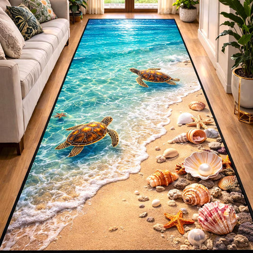 Ocean Turtle Runner Rug GFTOMA10286