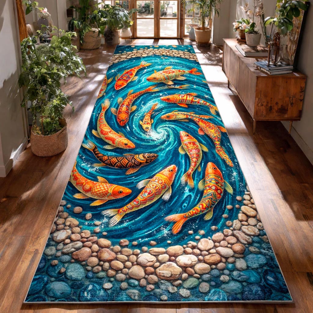 Bass Fish Runner Rug GFTOMA10289 – Willow Quilt