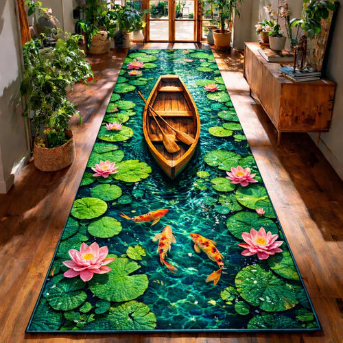 Golden Koi Runner Rug GFTOMA10291