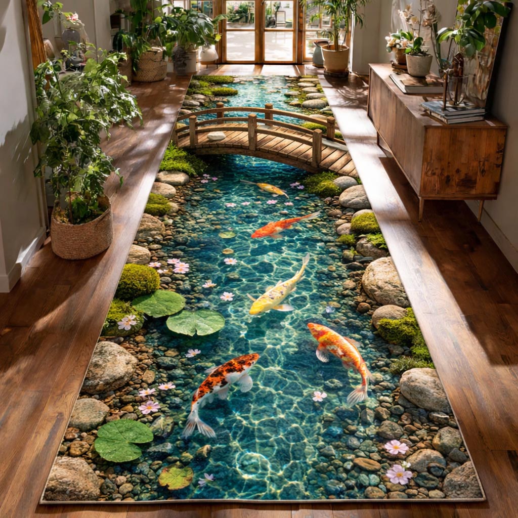 Zen Koi Runner Rug GFTOMA10293