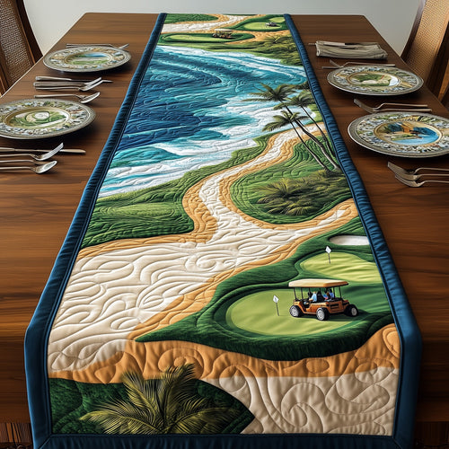 Golf Course Dream Quilted Table Runner GFTOMA1030