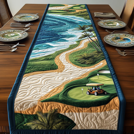 Golf Course Dream Quilted Table Runner GFTOMA1030