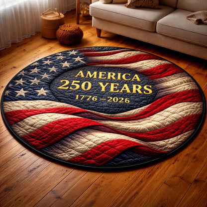 Patriot Glory Quilted Round Mat GFTOMA10311