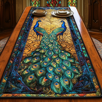 Peacock Quilted Table Runner GFTOMA1034