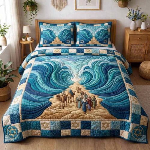 Tradition Light 3-Piece Quilted Bedding Set GFTOMA10363