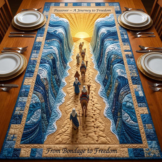 Passover Light Quilted Table Runner GFTOMA10365