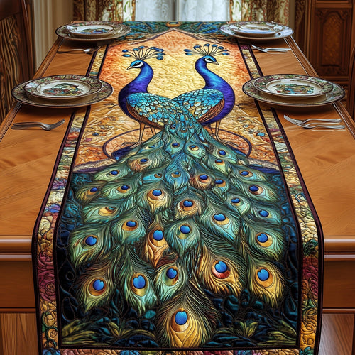 Peacock Quilted Table Runner GFTOMA1038