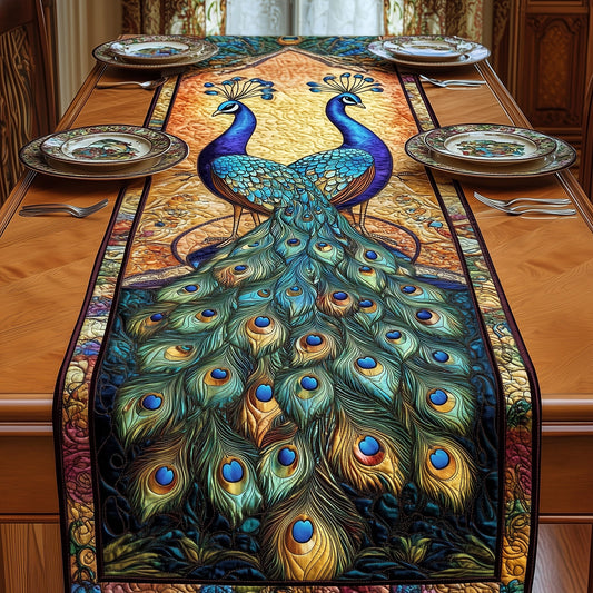 Peacock Quilted Table Runner GFTOMA1038