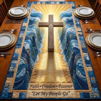 Passover Light Quilted Table Runner GFTOMA10401
