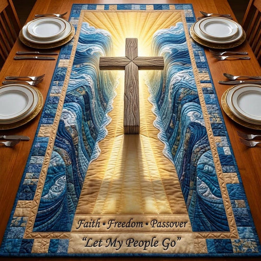 Passover Light Quilted Table Runner GFTOMA10401