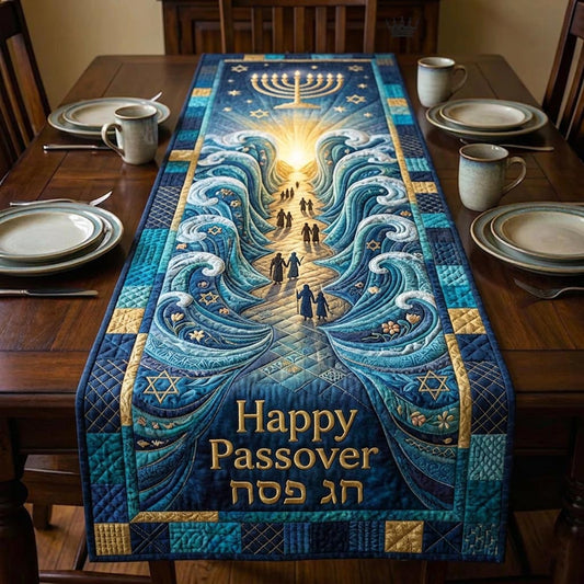 Sacred Pesach Quilted Table Runner GFTOMA10448
