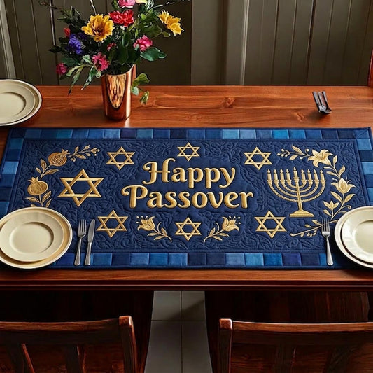 Passover Table Quilted Table Runner GFTOMA10449