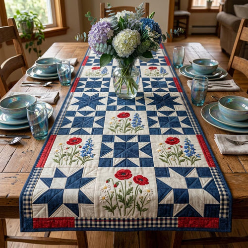 Lodge Bear Quilted Table Runner GFTOMA10474