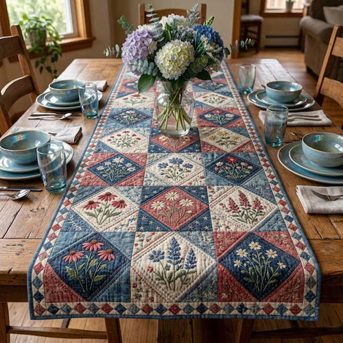 Woodland Bear Quilted Table Runner GFTOMA10475