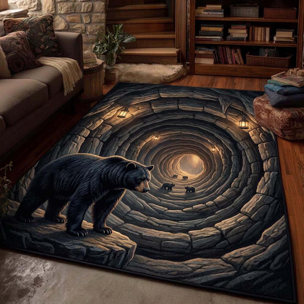 Woodland Bear Area Rug GFTOMA10487