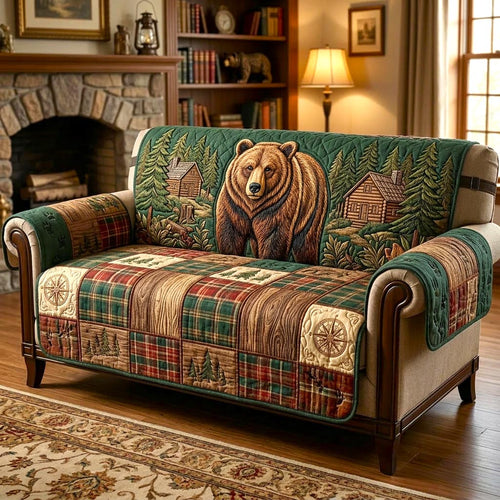 Rustic Guardian Quilted Sofa Cover GFTOMA10515