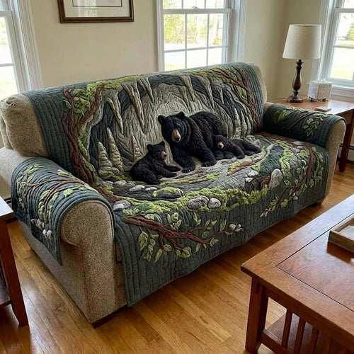 Woodland Lodge Quilted Sofa Cover GFTOMA10516
