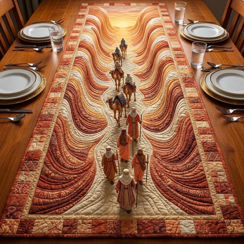 Passover Table Quilted Table Runner GFTOMA10523
