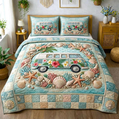 Beachside 3-Piece Quilted Bedding Set GFTOMA10604