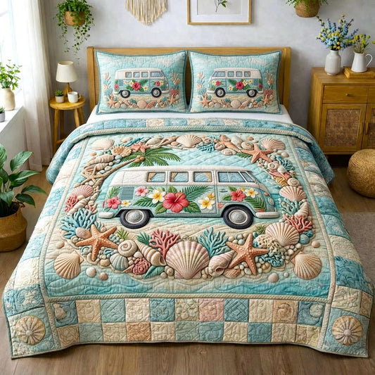 Beachside 3-Piece Quilted Bedding Set GFTOMA10604