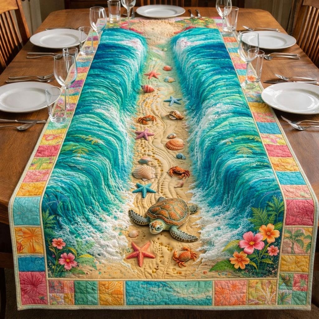Beachside Quilted Table Runner GFTOMA10605